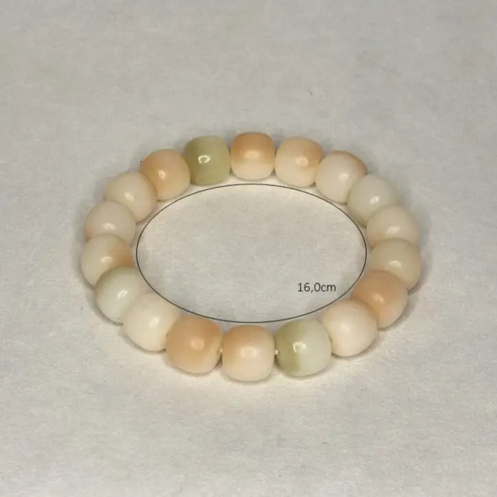 Bracelet racine de Bodhi - Crème Citron.