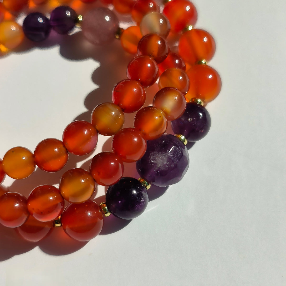 Aube Tangerine – Collier & Bracelets modulables