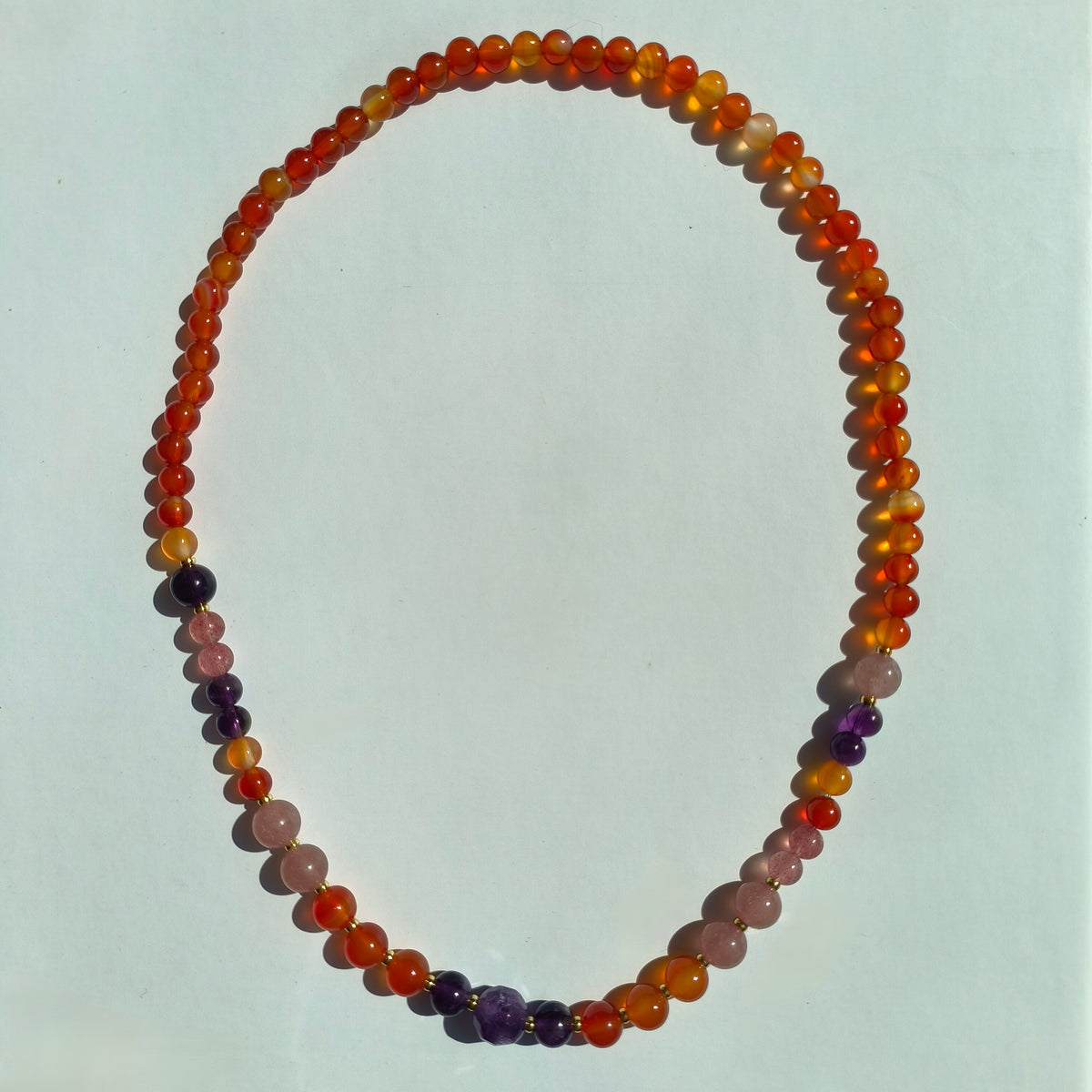 Aube Tangerine – Collier & Bracelets modulables