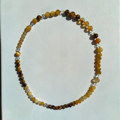 Solstice Doré – Collier & Bracelets modulables
