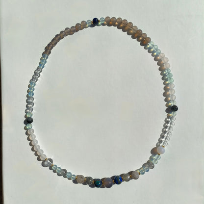 Brume Boréale – Collier & Bracelets modulables
