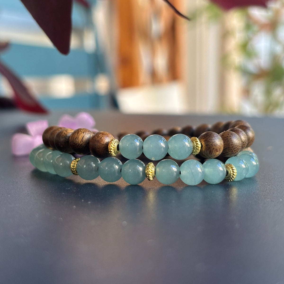 Bracelet en bois d'agar naturel - L'Atelier Wen