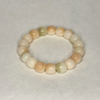 Bracelet racine de Bodhi - Crème Citron.
