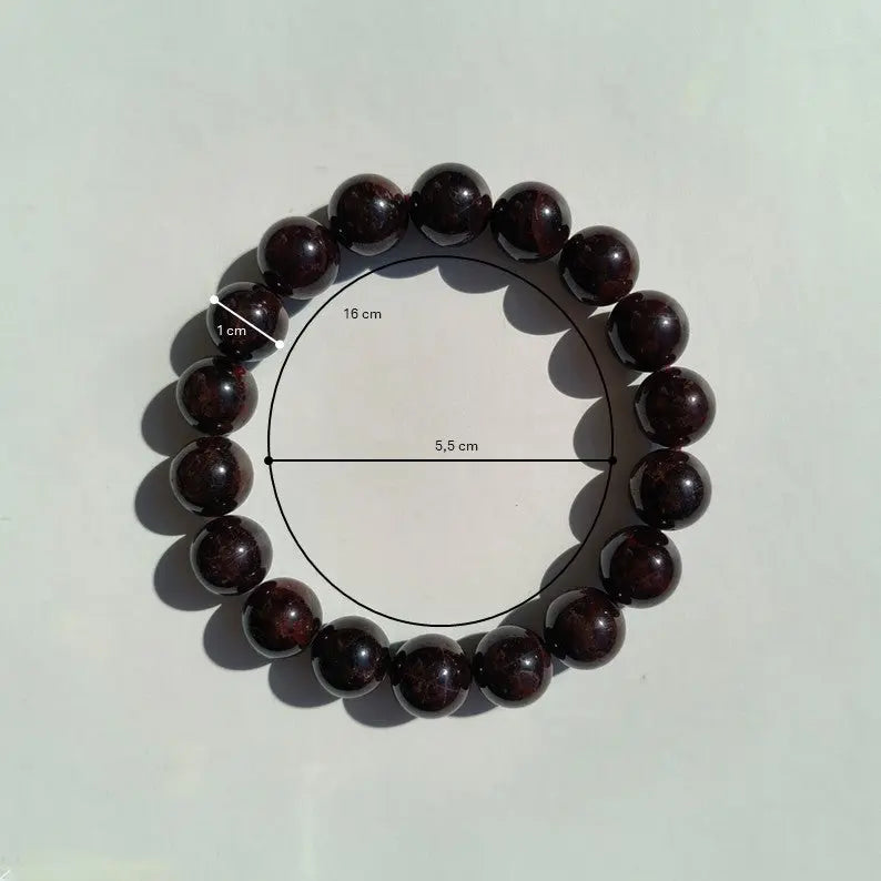 Bracelet Grenat Bordeaux - L'Atelier Wen